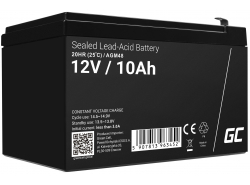 Green Cell® AGM Bateria 12V 10Ah Gel Bateria hermetica UPS reserva de bateria sistemas de UPS USV