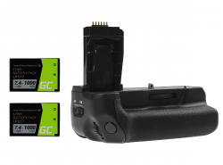 Empuñadura Green Cell BG-E18 + 2x Batería LP-E17 1000mAh 7.4V para Canon EOS 750D T6i 760D T6s
