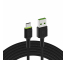 Cable USB Green Cell GC Ray - USB-C 200cm, LED verde, carga rápida Ultra Charge, QC 3.0