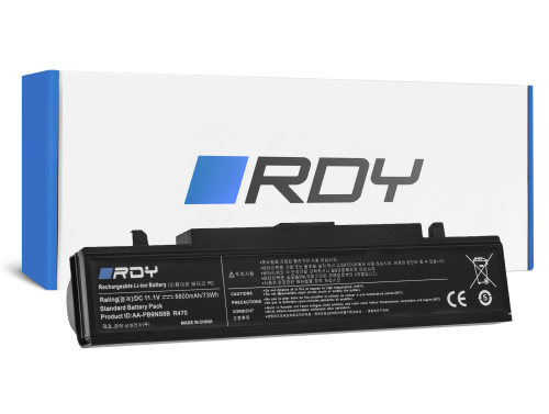 RDY Batería AA-PB9NC6B AA-PB9NS6B para Samsung R519 R522 R530 R540 R580 R620 R719 R780 RV510 RV511 NP350V5C NP300E5C