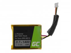 Green Cell ® Batería CP-XB10 SF-08 para altavoz inalámbrico Bluetooth Sony SRS-XB10 SRS-XB12 Extra Bass, Li-Polymer 3.7V 1400mAh