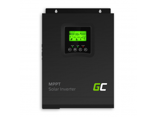 Inversor solar Inverter Off Grid con MPPT Cargador solar Green Cell 12VDC 230VAC 1000VA / 1000W Onda sinusoidal pura