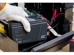 AGM Batería Gel de plomo 4V 4Ah Recargable Green Cell para cajas registradoras y balanzas