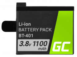 Batería Green Cell ® AHDBT-401 para GoPro HD HERO 4 Silver Black Edition, Full Decoded 3.8V 1100mAh