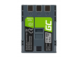 Batería Green Cell ® NB-2L / NB-2LH para Canon PowerShot G7 G9 EOS 350D 400D Elura 50 Optura 30 40 50 500 7.4V 650mAh