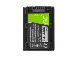 Bateria Green Cell ® NP-FV100 / NP-FV50 do Sony DCR-DVD506E DCR-DVD510E HDR-CX116E HDR-CX130 HDR-CX155E HDR-UX9E 7.4V 3300mAh