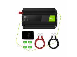 Green Cell ® 1500W / 3000W Inversor convertidor de voltaje sinusoidal puro Inversor 24V 230V