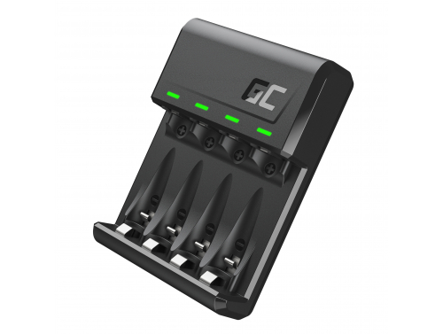 Cargador de batería Ni-MH AA y AAA Green Cell GC VitalCharger con puertos Micro USB y USB-C