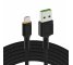 Cable Micro USB 1,2m LED Green Cell Ray con carga rápida, Ultra Charge, Quick Charge 3.0