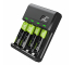 Set Cargador Green Cell GC VitalCharger y baterías NiMH 2x AA 2000mAh 2x AAA 800mAh
