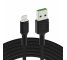 Cable Lightning 1,2m LED Green Cell Ray con carga rápida para Apple iPhone