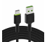 Cable USB-C Tipo C 2m LED Green Cell Ray con carga rápida, Ultra Charge, Quick Charge 3.0