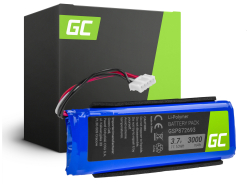 Batería Green Cell GSP872693 P763098 03 para altavoz JBL Flip 3 / Flip III / Gray / Splashproof, Li-Polymer 3.7V 3000mAh