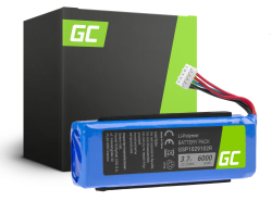 Batería Green Cell GSP1029102R P763098 para altavoz JBL Charge 2 / 2 Plus / Charge 3 2015 version, Li-Polymer 3.7V 6000mAh
