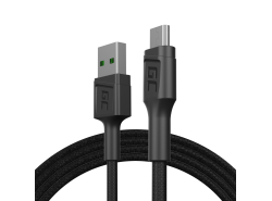 Cable Green Cell GC PowerStream USB-A - Micro USB 120 cm, carga rápida Ultra Charge, QC 3.0