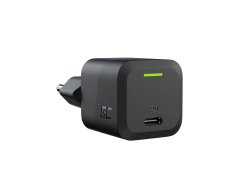 Green Cell Cargador de red 33W GaN GC PowerGan para Portátil, MacBook, Iphone, Tablet, Nintendo Switch - 1x USB-C Power Delivery