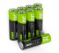 8x Pilas Recargables AA R6 2600mAh Ni-MH Baterías precargadas Green Cell