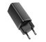 Cargador USB Baseus 65W GaN2 Lite, USB - USB-C, Adaptador de Carga Rápida QC 4.0, Huawei SCP, Samsung AFC, PD, Color negro