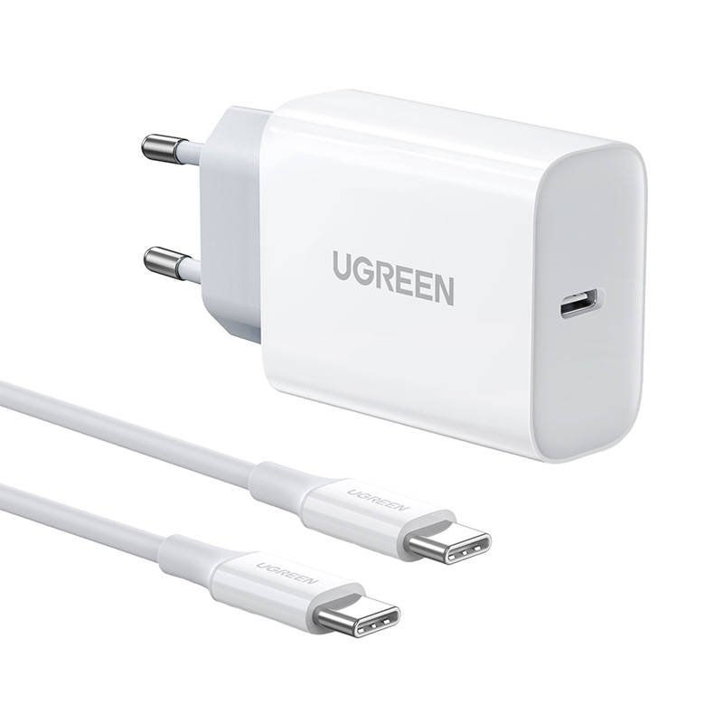 Ugreen Cargador iPhone Mfi USB A Y PD Tipo C Lightning Carga