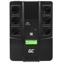 Green Cell SAI 800VA 480W AiO Sistema de Alimentación Ininterrumpida con pantalla LCD + Nueva App