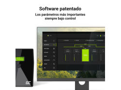 Green Cell ® UPS Micropower 600VA mit LCD Bildschirm