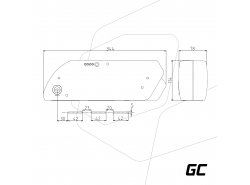 Batería recargable Green Cell Down Tube 36V 13Ah 468Wh para bicicleta eléctrica E-Bike Pedelec