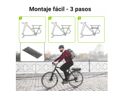 Batería recargable Green Cell Rack trasero 36V 14.5Ah 522Wh para bicicleta eléctrica E-Bike Pedelec