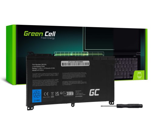 Green Cell Batería BI03XL ON03XL para HP Pavilion x360 13-U 13-U000 13-U100 13-U001NS Stream 14-AX 14-AX000 14-AX003NS