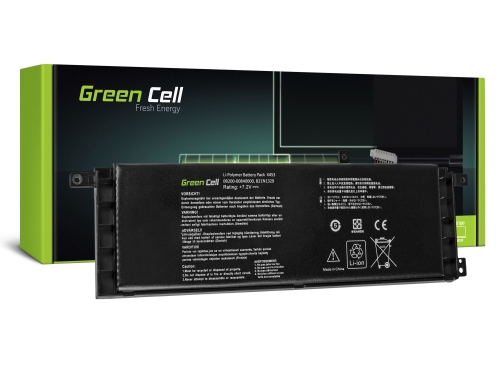 Green Cell Batería B21N1329 para Asus X553 X553M X553MA F553 F553M F553MA D453M D553M R413M R515M X453MA X503M X503MA - OUTLET