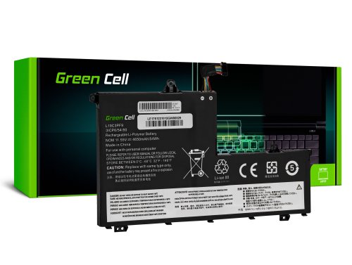Green Cell Batería L19C3PF1 L19D3PF1 L19L3PF8 L19M3PF1 para Lenovo ThinkBook 14-IIL 14-IML 15-IIL 15-IML