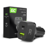 Green Cell Cargador de coche 48W Power Delivery con Quick Charge 3.0 - USB-C, USB-A