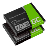 2x Green Cell batería NB-6L / 6LH para Canon PowerShot ELPH 500HS SX 240HS 260HS 270HS 280HS 510HS 520HS 530HS 3.7V 1000mAh