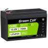 Green Cell CUBE LiFePO4 Batería 10Ah 12.8V 128Wh LFP batería de litio 12V para UPS, Energía de emergencia, Scooter, Quad