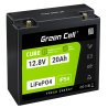 Green Cell CUBE LiFePO4 Batería 20Ah 12.8V 256Wh LFP batería de litio 12V para Tractor, Cortacésped, Vehículos eléctricos