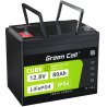 Green Cell CUBE LiFePO4 Batería 80Ah 12.8V 1024Wh LFP batería de litio 12V para Sistema Fotovoltaico, Camping, Marina Barco