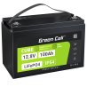 Green Cell CUBE LiFePO4 Batería 100Ah 12.8V 1280Wh LFP batería de litio 12V para Fotovoltaica, Caravanas, Fueraborda Velero