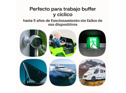 Green Cell CUBE AGM IP54 Bateria 12V 40Ah Gel Bateria hermetica Caravan Bateria solar fotovoltaicos silla de ruedas