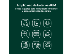 Green Cell® AGM Bateria 6V 12Ah Gel Bateria hermetica sistemas de alarma juguetes eléctricos para niños