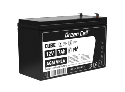 Green Cell® AGM Bateria 12V 7Ah Gel Bateria hermetica UPS reserva de bateria sistemas de UPS USV