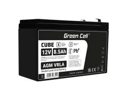 Green Cell® AGM Bateria 12V 8.5Ah Gel Bateria hermetica sistemas de alarma juguetes eléctricos para niños