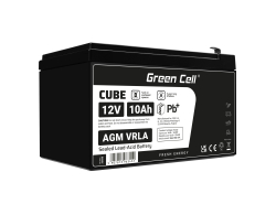 Green Cell® AGM Bateria 12V 10Ah Gel Bateria hermetica UPS reserva de bateria sistemas de UPS USV