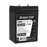 Green Cell CUBE AGM IP54 Bateria 6V 4Ah Gel Bateria hermetica sistemas de alarma juguetes eléctricos para niños