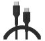 Cable USB-C 1,2m 100W Greencell PowerFlex Carga Rápida PD Panther Black