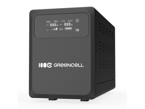 Green Cell SAI 800VA 500W Sistema de Alimentación Ininterrumpida con pantalla LCD
