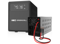 Green Cell SAI 800VA 500W Sistema de Alimentación Ininterrumpida con pantalla LCD