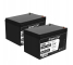 2x Green Cell® AGM Bateria 12V 14Ah Gel Bateria hermetica sistemas de alarma juguetes eléctricos para niños