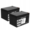 2x Green Cell® AGM Bateria 12V 14Ah Gel Bateria hermetica sistemas de alarma juguetes eléctricos para niños