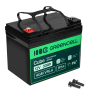 Green Cell Cube AGM VRLA IP54 12V 33Ah batería sin mantenimiento para cortacésped, scooter, barco, silla de ruedas