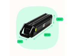 Green Cell ® Akku für Elektrofahrräder e-Bike 24V 10.4Ah 250Wh