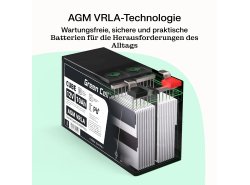 Green Cell ® Gel Batterie AGM 12V 18Ah